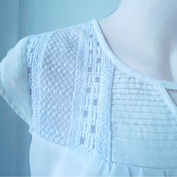 🌸3 for $20 Mexx NWT Women Summer Top sheer romantic lace - Picture 5 of 10